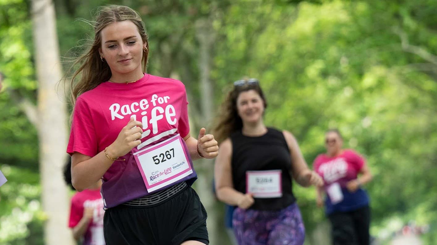 Runners taking part in an event.