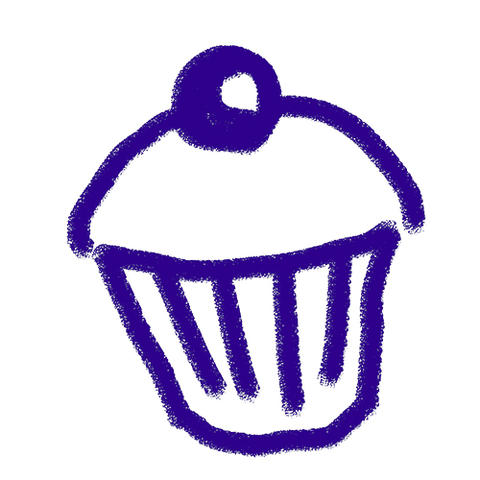 Race for Life Schools cupcake icon