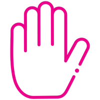 Icon of a hand 
