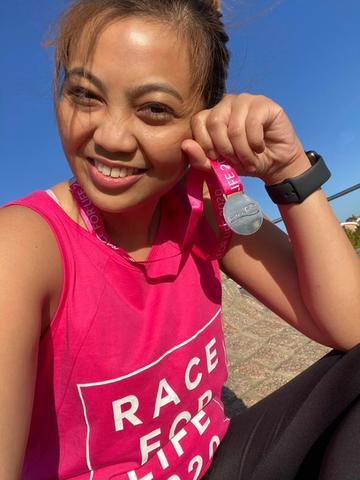 Race for Life at Home medal