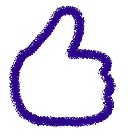 Race for Life Schools thumbs up icon