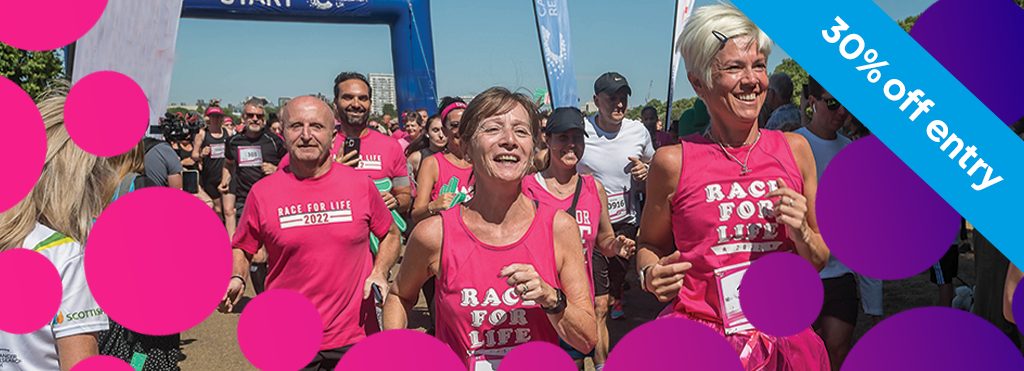 Race for Life homepage banner